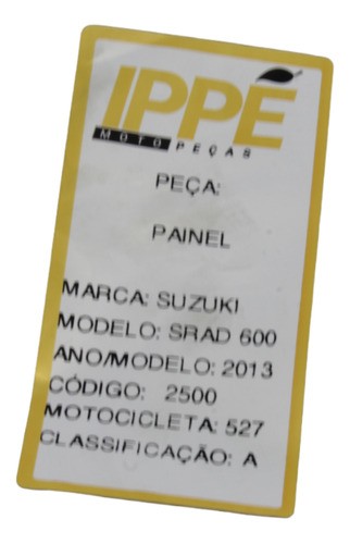 Painel Suzuki Srad 600 2013 (527)