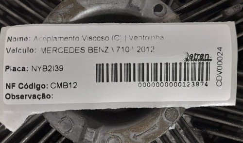 Viscosa Mercedes-benz 710 2012