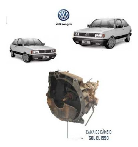 Caixa Câmbio Vw Gol 1990