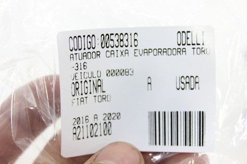 Atuador Caixa Evaporadora Toro 16/20 Usado (316)