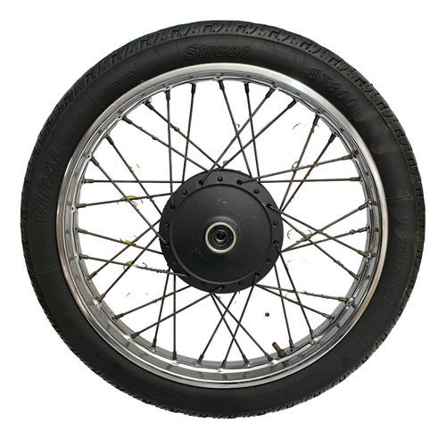 Roda Dianteira Yamaha Ybr 125 Factor C/pneu Lona Tambor