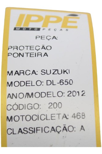 Proteção Ponteira Suzuki V-strom 650 (468) 2012