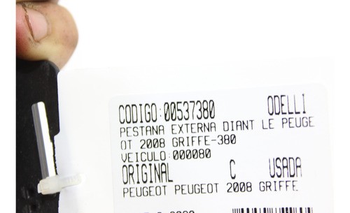 Pestana Externa Diant Le Peugeot 2008 Griffe 15/20 (380)