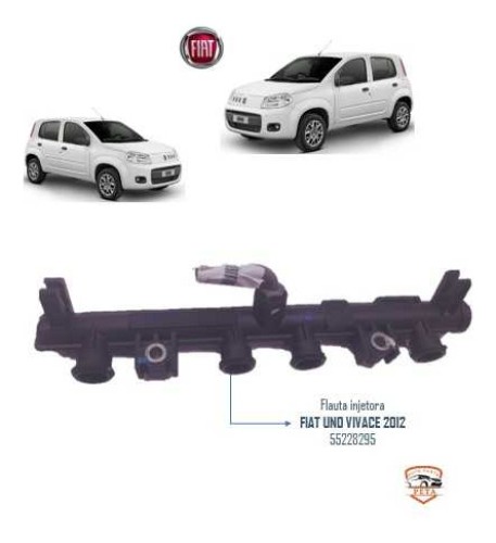 Flauta Injetora Fiat Uno Vivace 2012 55228295