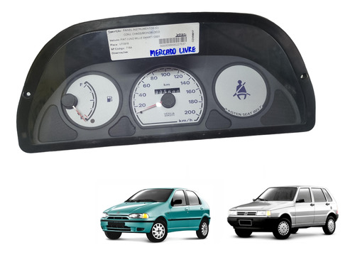 Painel Instrumentos Uno Palio 1994 A 2003 Mille Smart