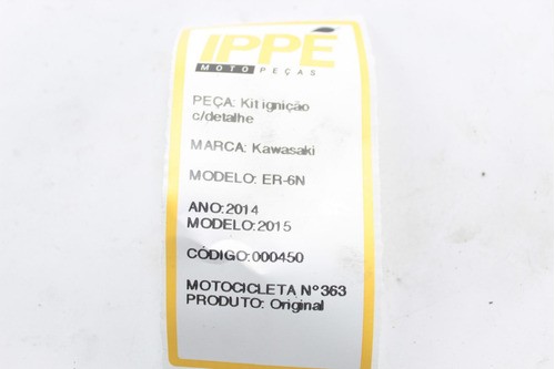 Kit Ignição Com Detalhe Kawasaki Er-6n Er 6n (363)