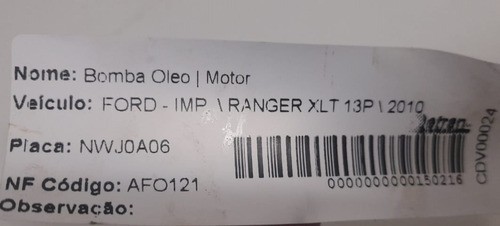 Flange Motor Ford Ranger Xlt 2010 - 70250068