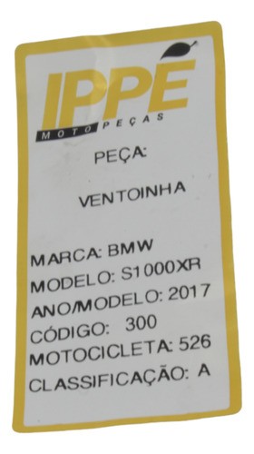 Ventoinha Bmw S1000xr 2017 (526)