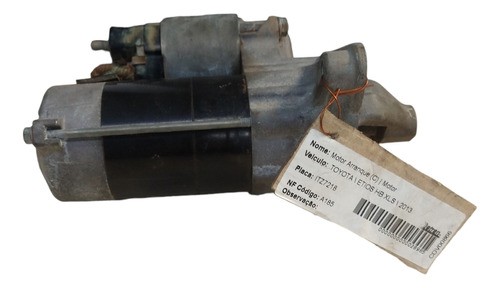 Motor Partida Arranque Etios 1.3 1.5 16v 2013 2014 2015 2016