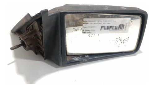 Espelho Retrovisor Manual Gm Monza 85 Até 90 Lado Direito