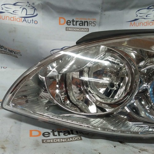 Farol Hyundai I30 2009 10 11 12 Esquerdo Aro Azul 6003