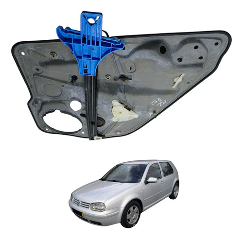 Máquina Vidro Elétrico Traseiro Esquerdo Vw Golf 2000 (ap)