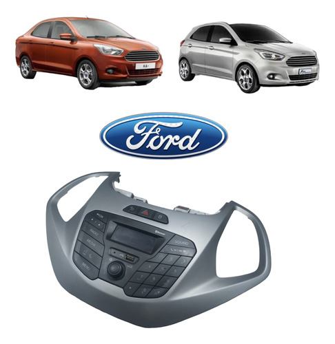 Rádio Bluetooth Usb Ford Ka Hatch Sedan 2014 2015 16 A 2018