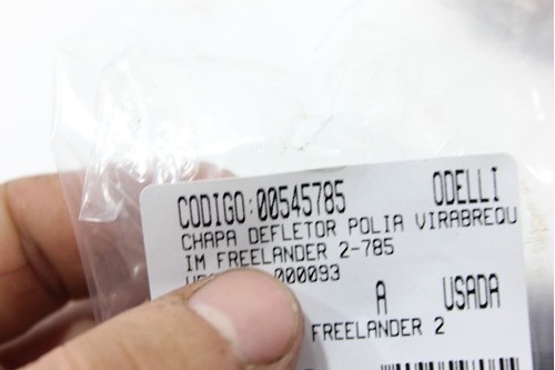 Chapa Defletor Polia Virabrequim Freelander 2 07/15 Us (785)