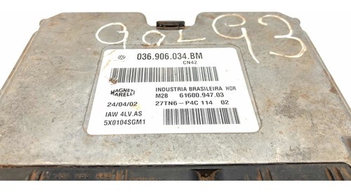 Módulo De Injeção Vw Gol 1.0 16v 036906034bm Magne Marelli