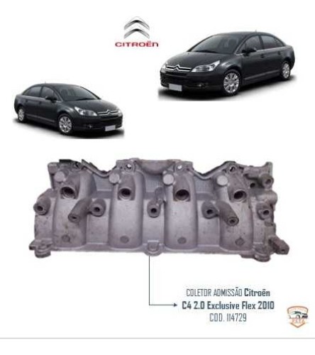 Coletor Admissão Motor Renault Megane 2.0 16v 2008 2009 2010