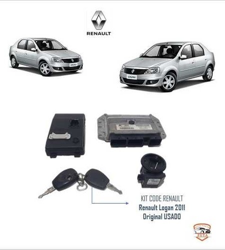 Kit Code Modulo Renault Logan 1.6 2011 2012 2013 237100531r