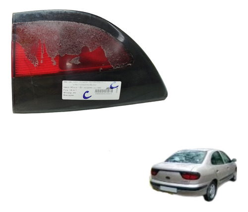 Lanterna Tampa Mala Megane Sedan 96 97 98 99 Esquerdo