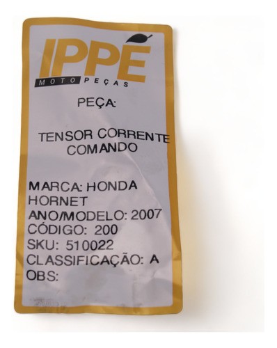 Tensor Corrente Comando Honda Cb600f Hornet Cb 600 F