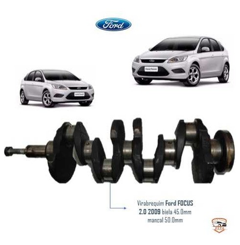 Eixo Virabrequim Motor Ford Focus 2.0 16v 2009 2010 A 2013