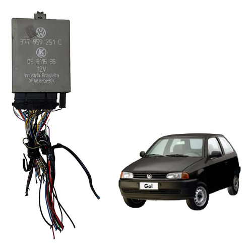Módulo Conforto Vw Gol 95 96 97 98 99 G2 Bola 377959251c
