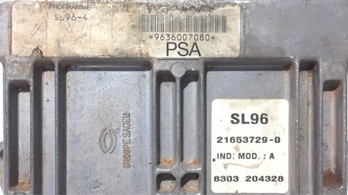 Módulo De Injeção Citröen Peugeot Psa 9636007080 1.8 16v