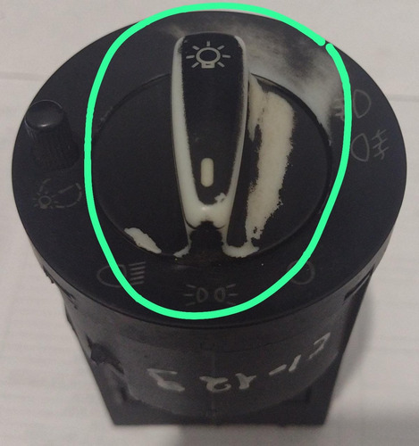 Botão Chave De Farol Vw Gol G3/g4 Parati Savero 3779415534c