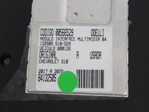 Módulo Interface Multimídia 84132505 S10 17/20 Usado (529)