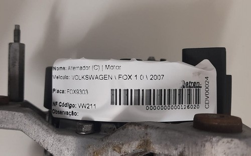 Alternador Vw Fox 1.0 2007