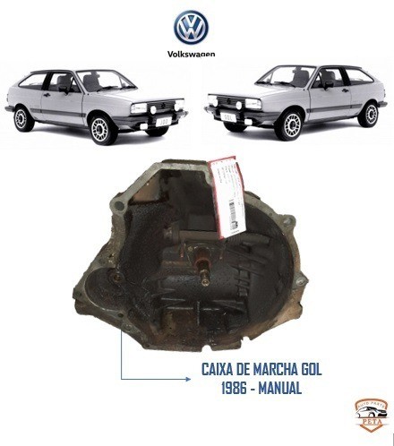 Caixa Câmbio Manual Vw Gol Voyage Ap 1.6 1986 1987 1988 1989