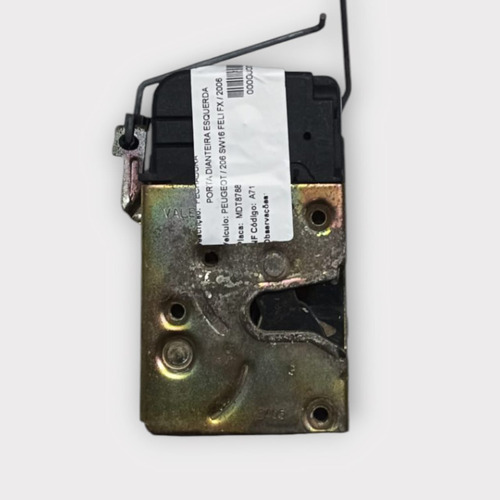 Fechadura Elétrica Dianteira Esq Peugeot 206 207 Sw 01 12