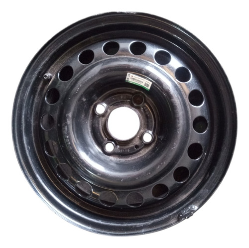 Roda De Ferro Aro 14 Preta Gm Chevrolet Corsa Pick Up