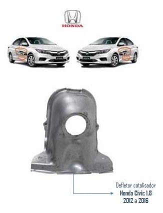 Defletor Catalisador Honda Civic 1.8 2012 A 2016