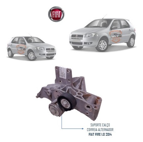 Suporte Alternador Fiat Palio Uno Siena 1.0 8v 2013 2014