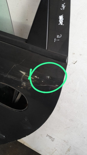 Porta Traseira Esquerda Chumbo Gm Meriva 2005 Com Detalhe