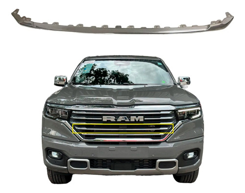 Friso Cromado Grade Frontal Rampage Laramie 2024