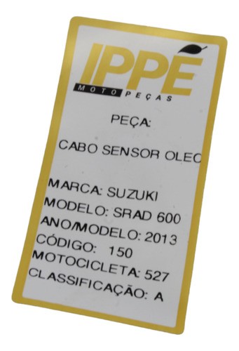 Cabo Sensor Óleo  Suzuki Srad 600 2013 (527)