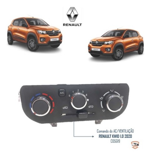 Comando Do Ac/ventilação  Renault  Kwid 1.0 2020 C05g19