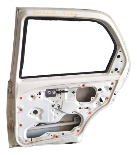 Porta Traseira Direita Branca Fiat Siena 1.0 Zoião 2008 2009