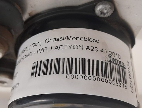 Módulo Abs Ssangyong Actyon 2010 A23 - 4891009300