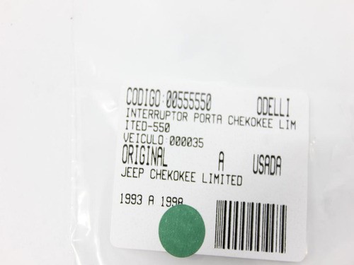 Interruptor Porta Cherokee Limited 93/98 Usado (550)