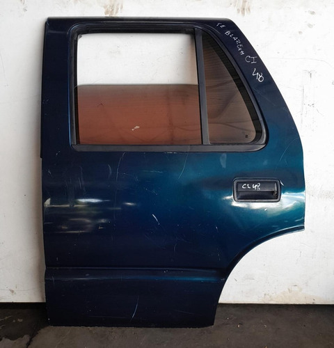 Porta Traseira Esquerda Azul Gm Blazer 1996 A 1999