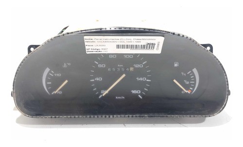 Painel De Instrumentos Vw Gol G2 Bola 160km/h