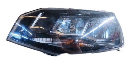 Farol Vw Polo Virtus Máscara Negra Le 2017/2019 13266