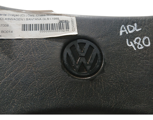Volante Direção Vw Santana Gls 1988 (ap) Adl 480