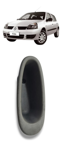 Puxador Porta Traseira Esquerda Renault Clio 2008 (al)