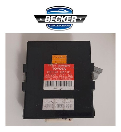 Módulo De Alarme Toyota Hilux - 897300k101 / 2370003771