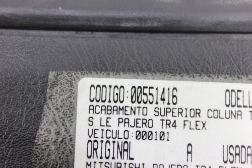 Acabamento Sup Coluna Tras Le Pajero Tr4 Flex 10/15 Usado (4