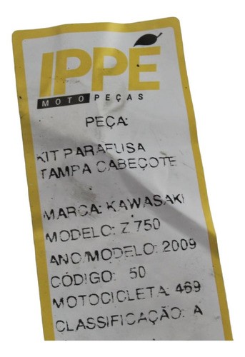 Kit Parafuso Tampa Cabeçote Kawasaki Z750 (469) 2009