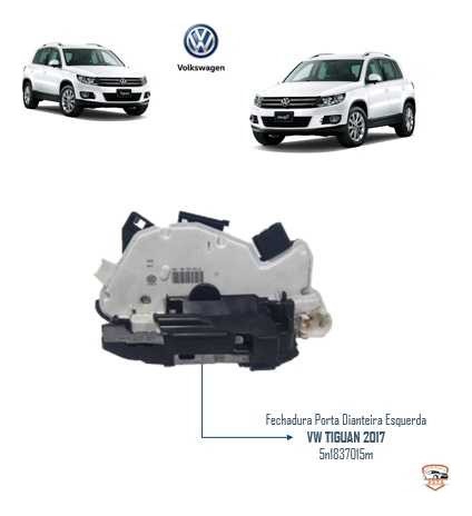 Fechadura Porta Dianteira Esquerda Vw Tiguan 2017 5n1837015m